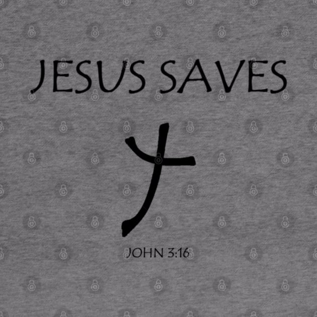 Jesus Saves Cross by Moses77